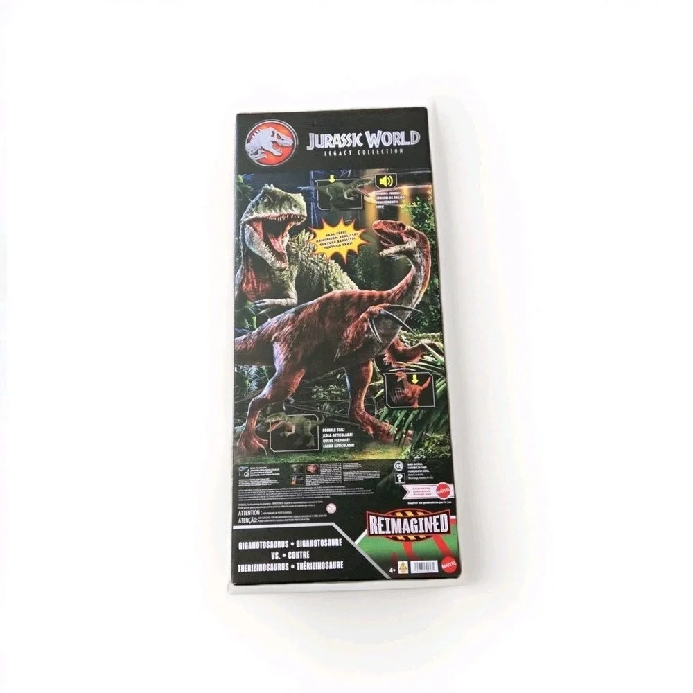 2025 Jurassic World Legacy Collection‎ Giganotosaurus vs Therizinosaurus 2 Pack